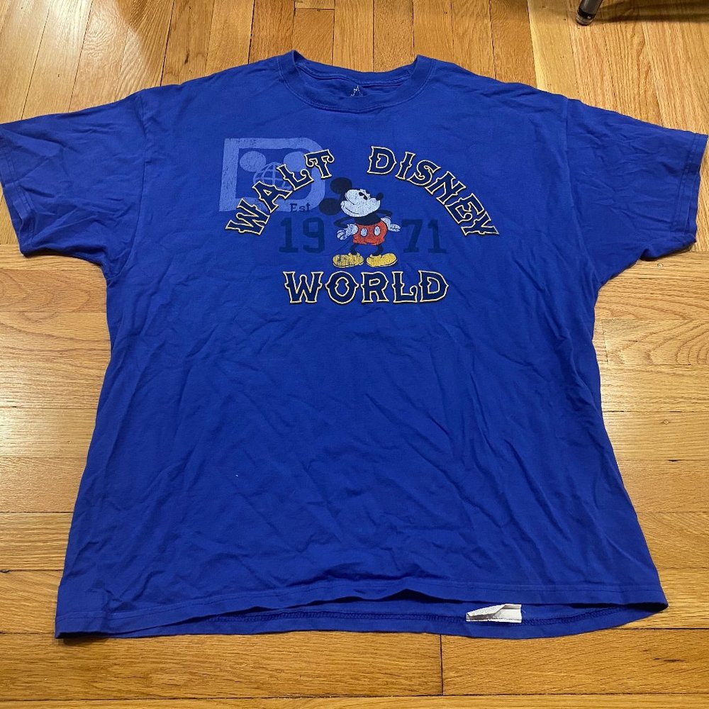 Disney Parks Walt Disney World 1971 Mickey Mouse T-Shirt - Size XL